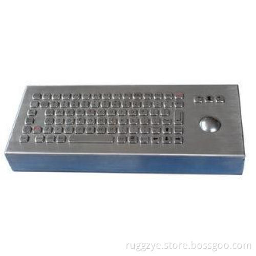 Metal pc keyboard / Stainless steel keyboard with laser tra